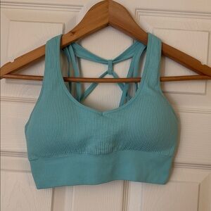 NVGTN Seamless Galaxy Ribbed in Aqua